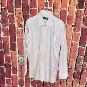 Men's White Dress Shirt Executive Collection dress shirt by Tom James size XXL